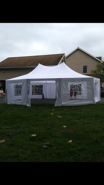 20x30 White Gazebo Tent